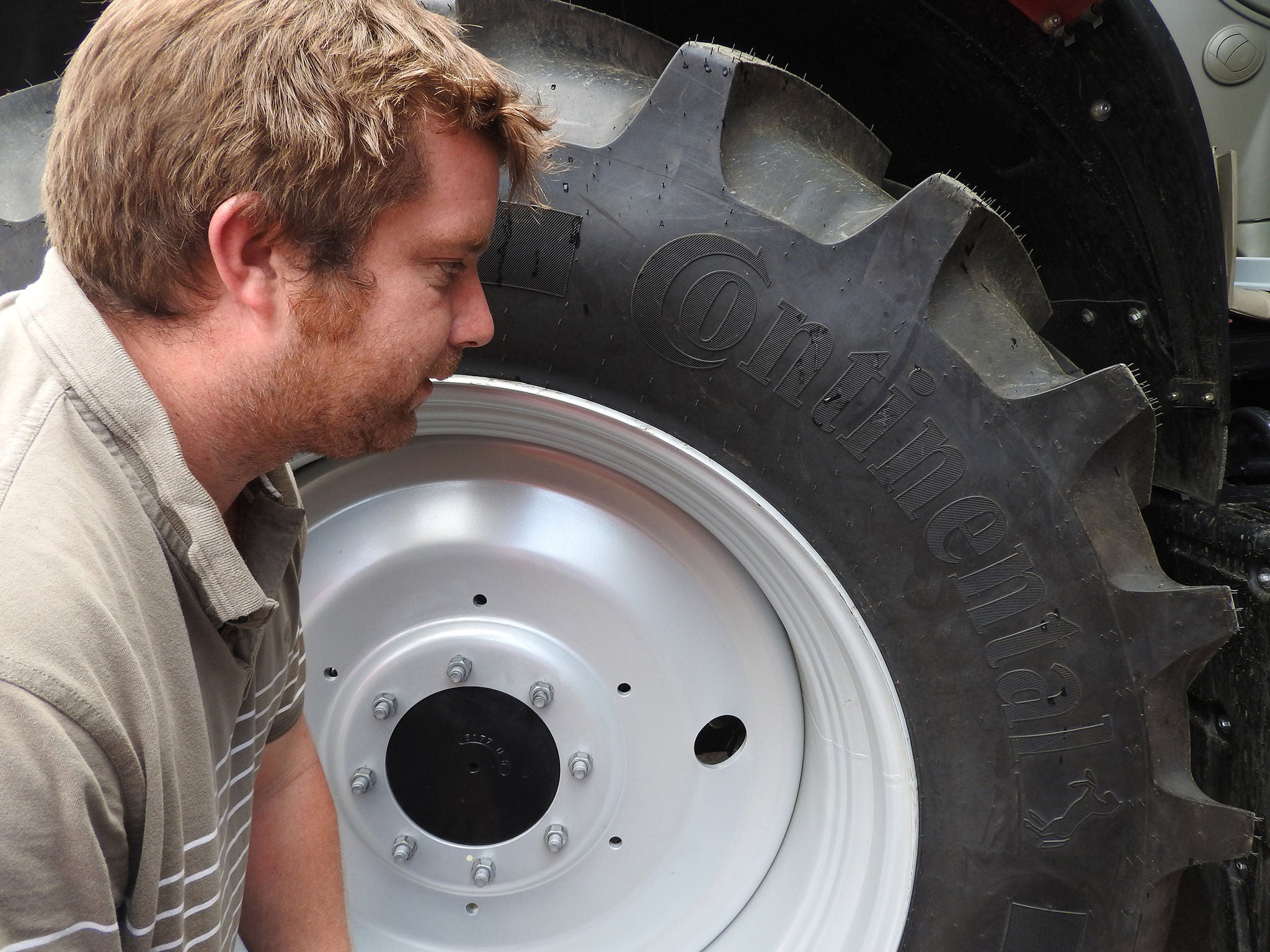 Tudor Jones with Continental Tractor 70 tires