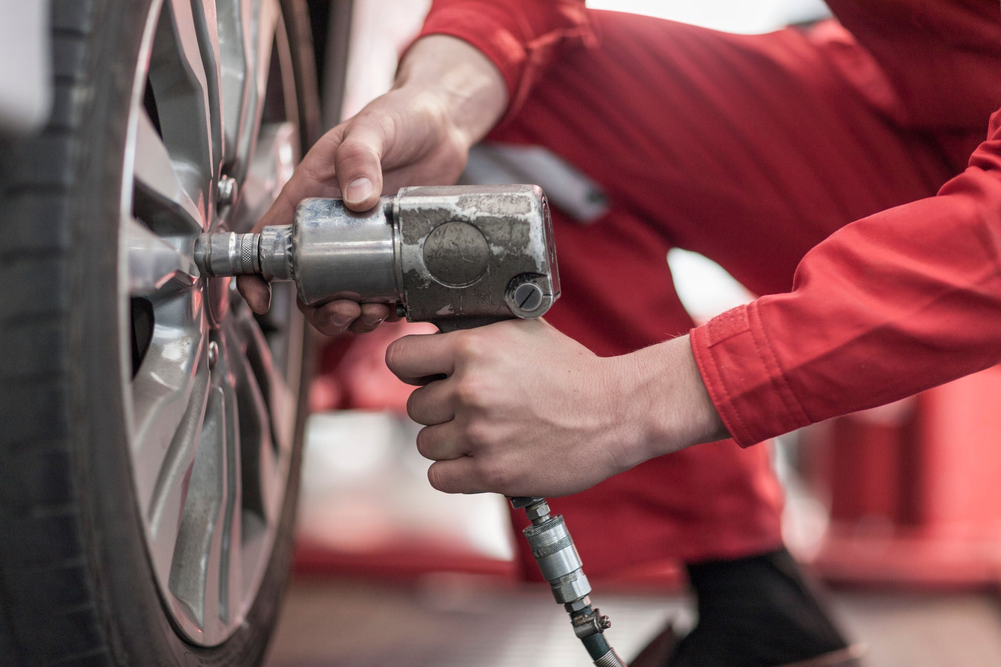 car mechanic in service department