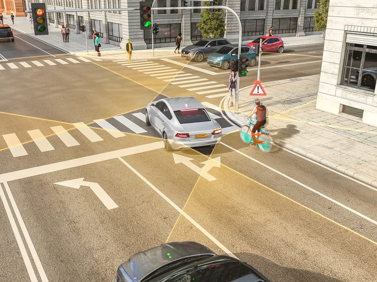 Overview about functionality of the Right Turn Assist.