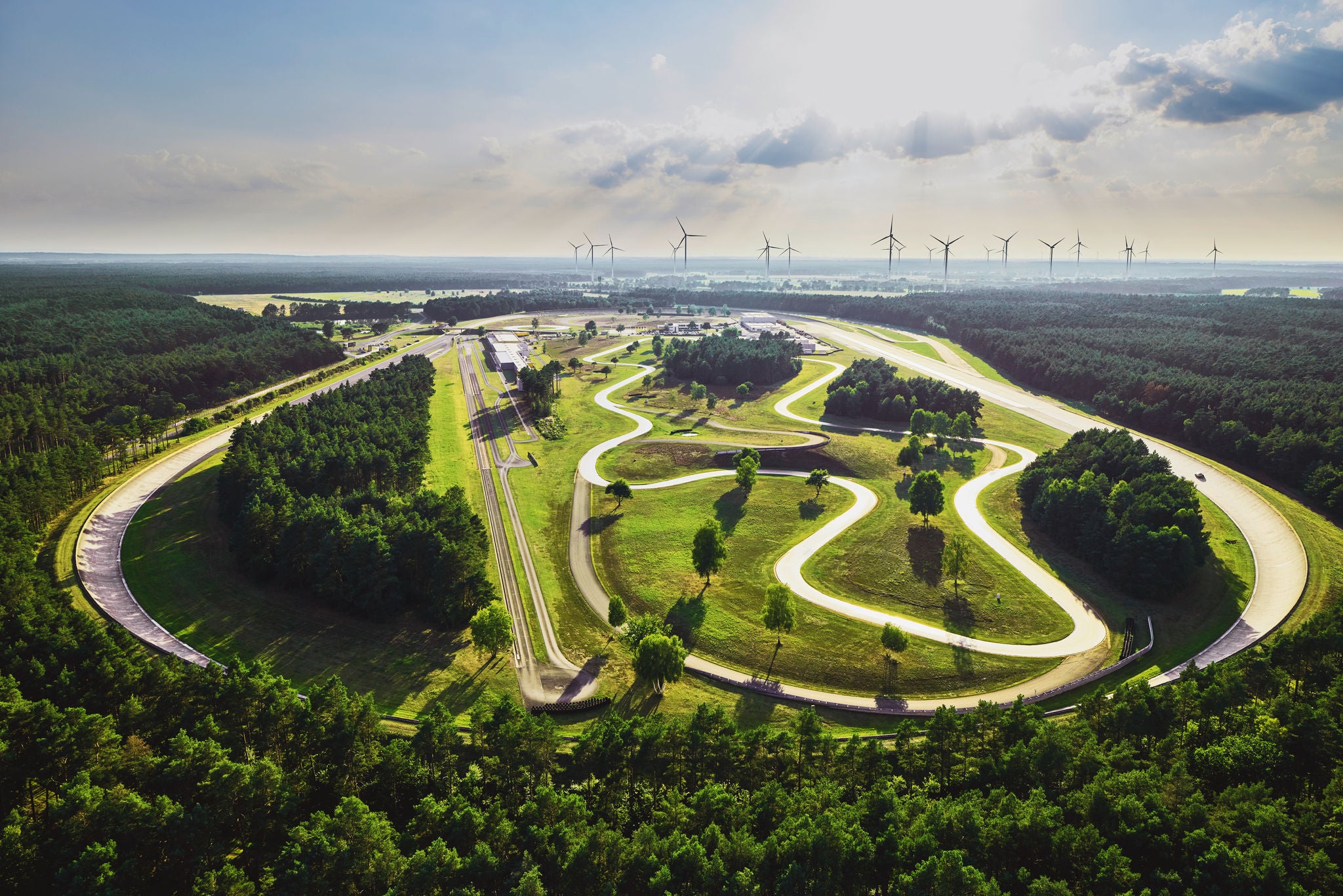 Vue aerienne du Contidrome